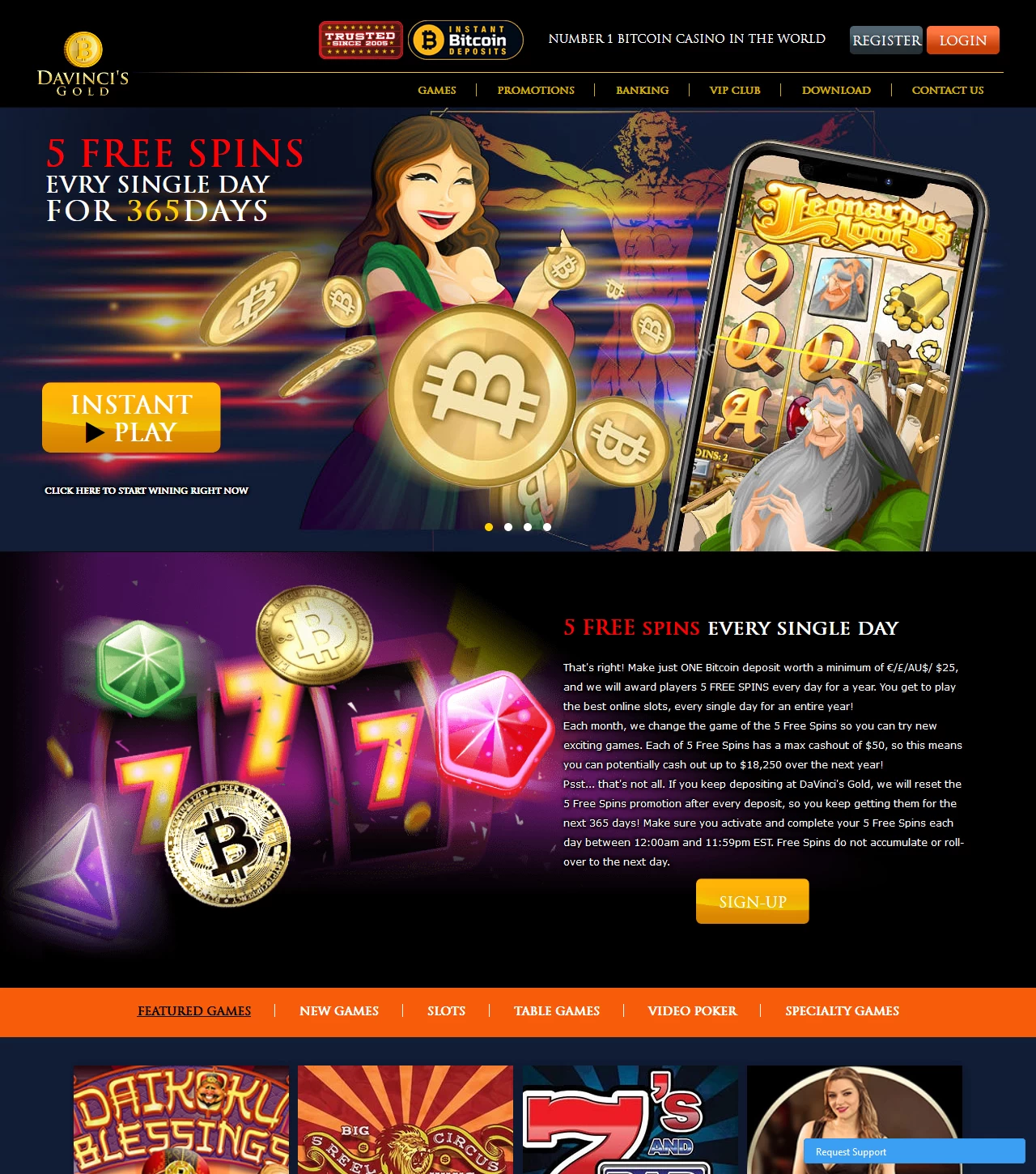 Da Vinci’s Gold Casino  Casino