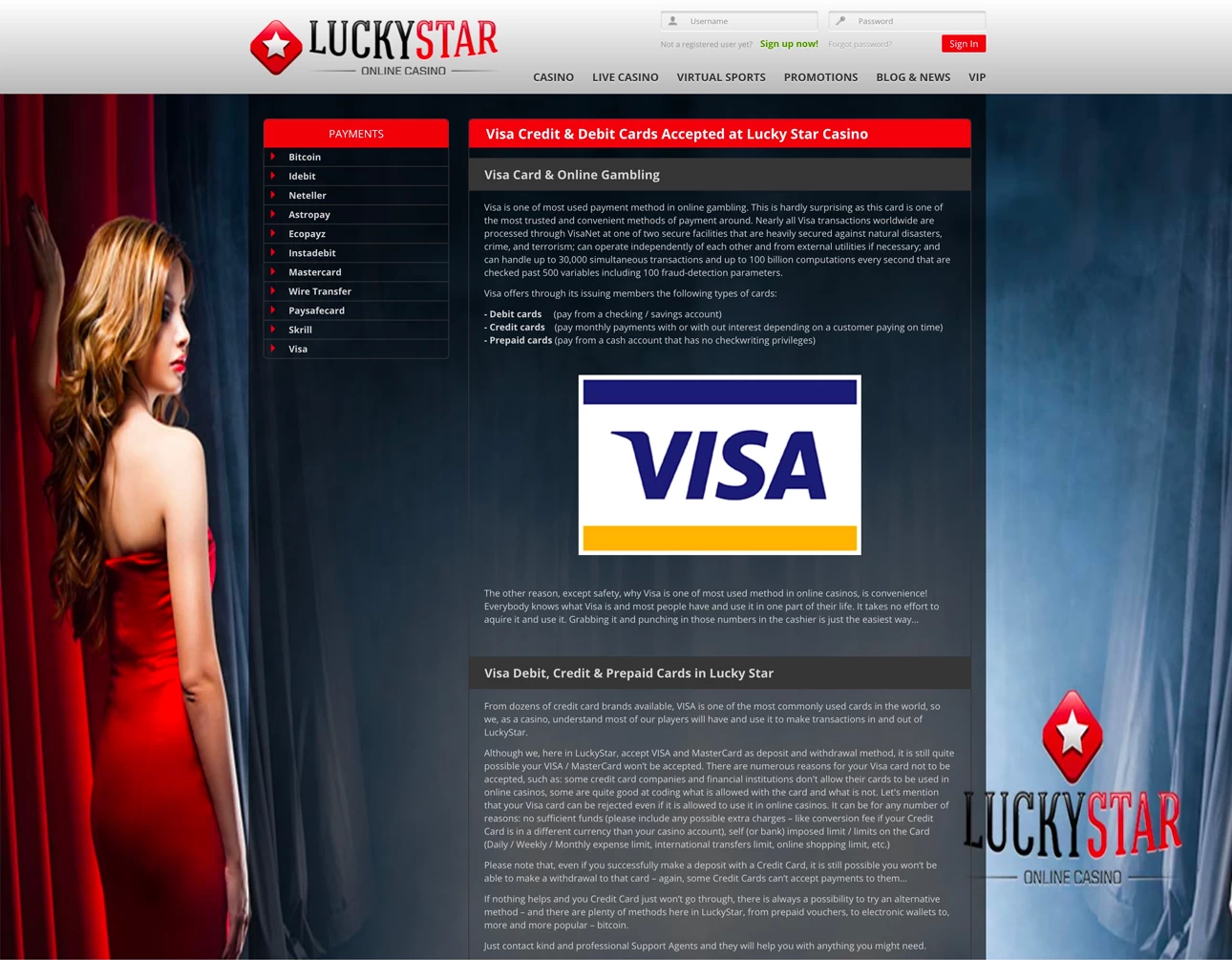 Lucky Star Casino  Casino